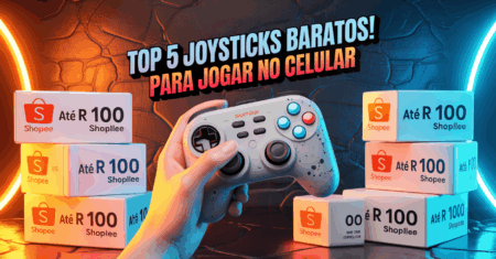 🎮 Top 5 Controles Mobile até R$ 100 na Shopee